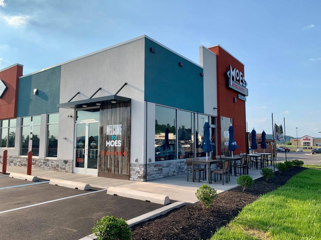 Moe's Southwest Grill United Plate Glass of Sunbury, PA